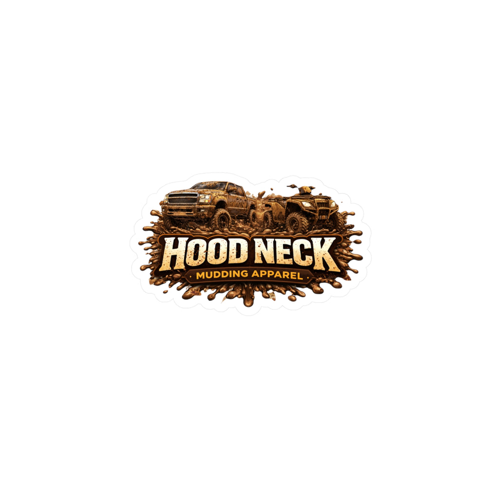 HoodNeck Kiss-Cut Vinyl Decal by Printify