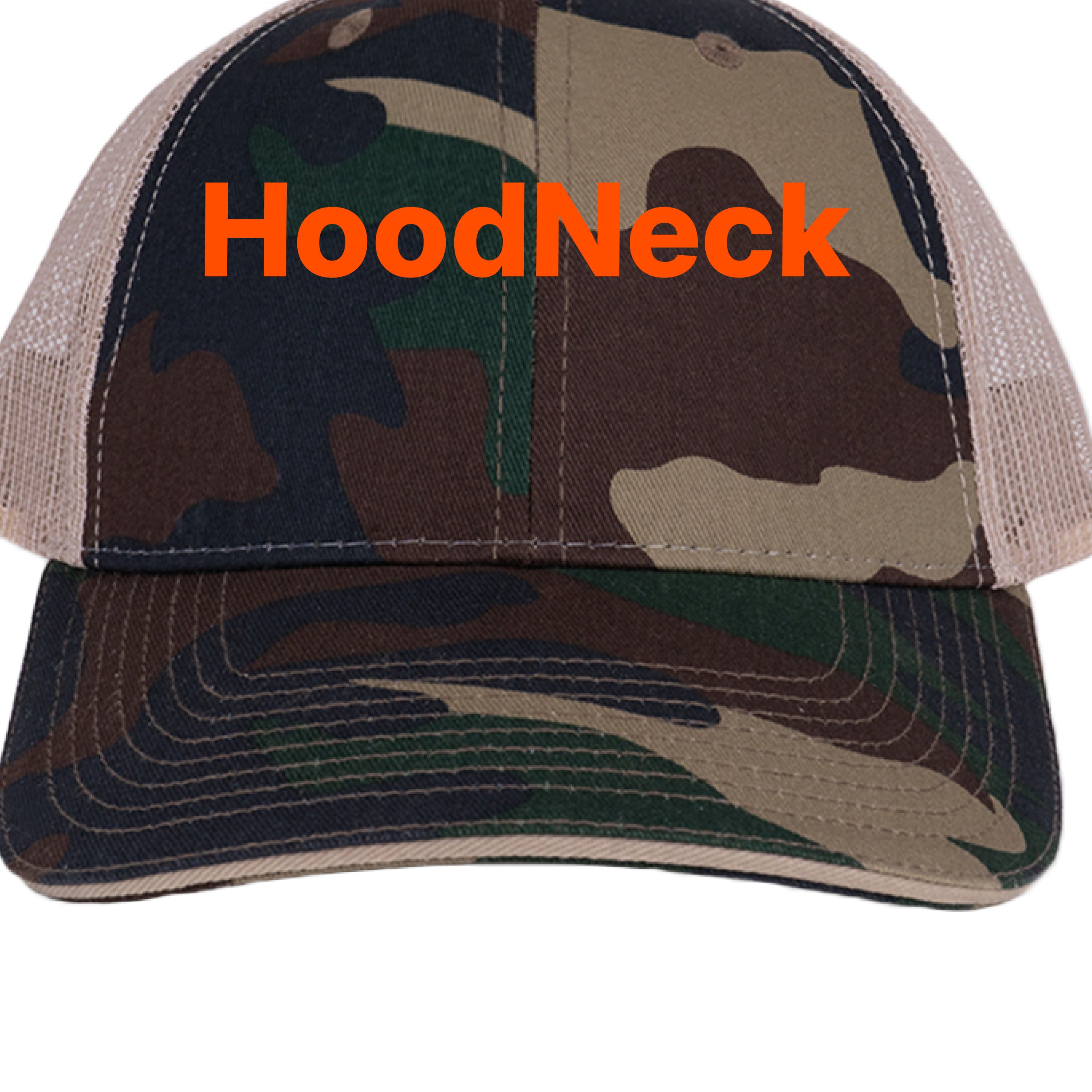 Camo trucker hat by HoodNeck