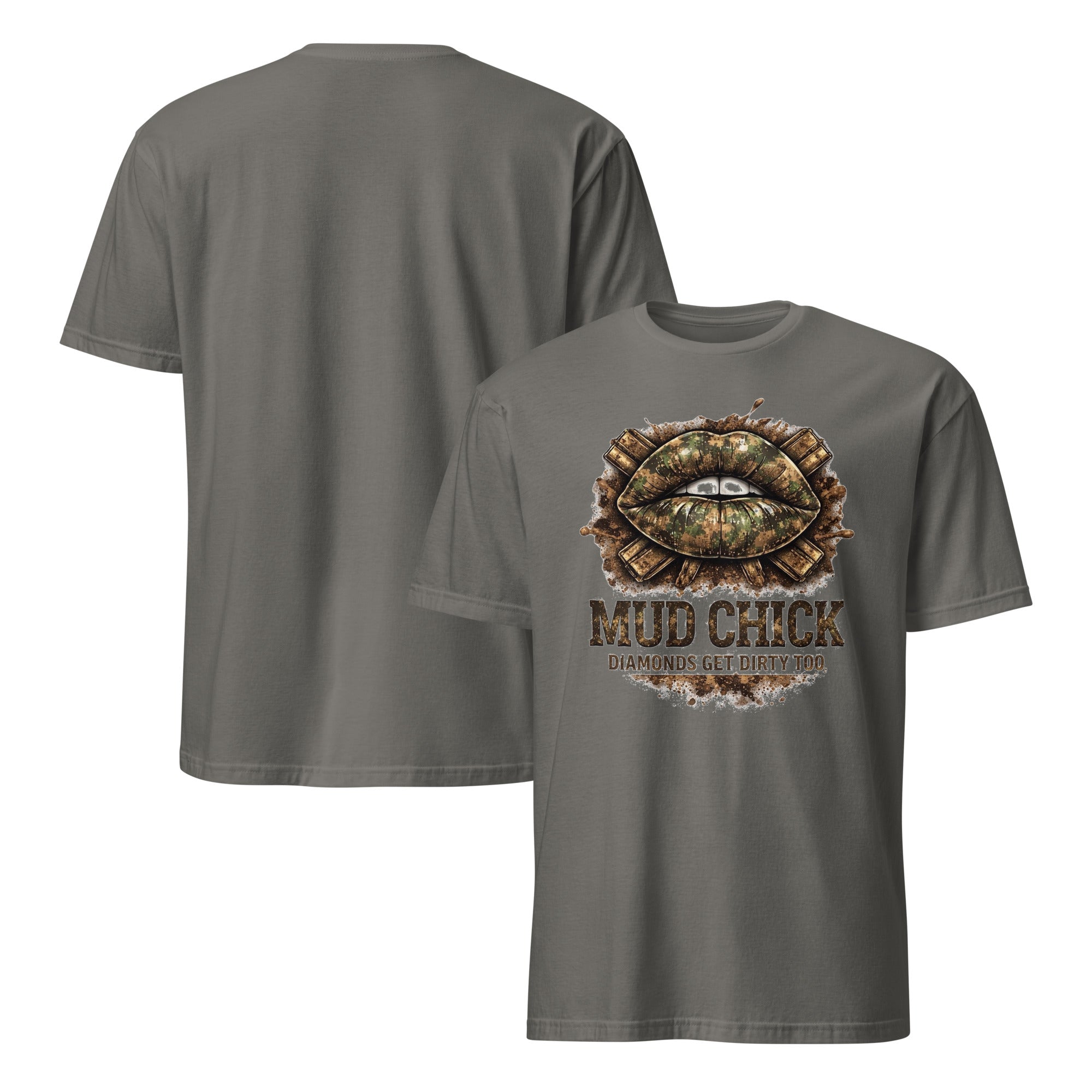 camo Mud Chick T-Shirt by HoodNeck