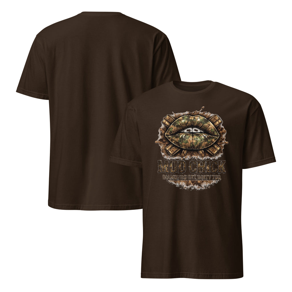 camo Mud Chick T-Shirt by HoodNeck