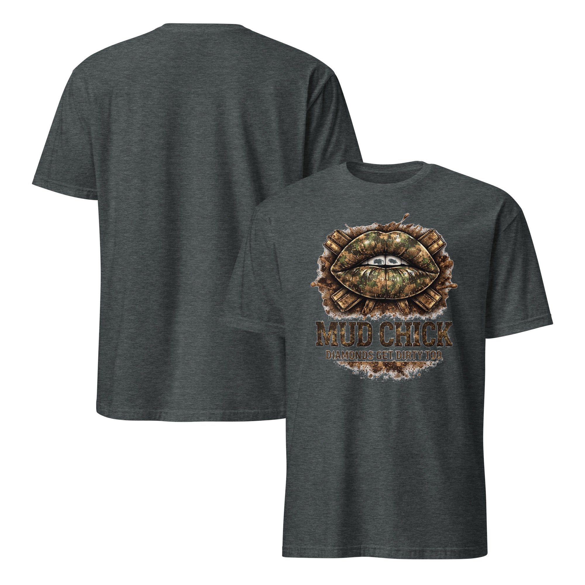 camo Mud Chick T-Shirt by HoodNeck