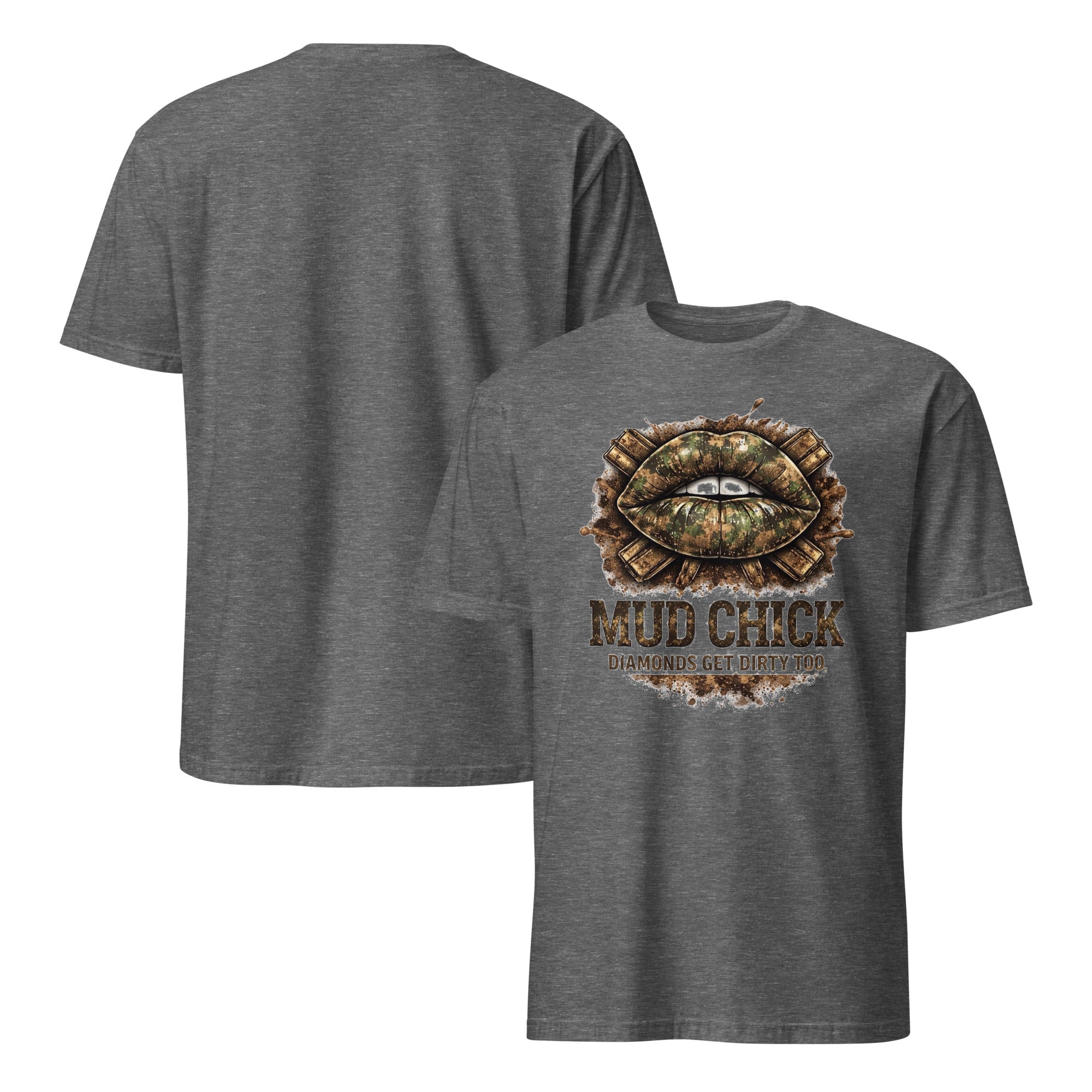 camo Mud Chick T-Shirt by HoodNeck