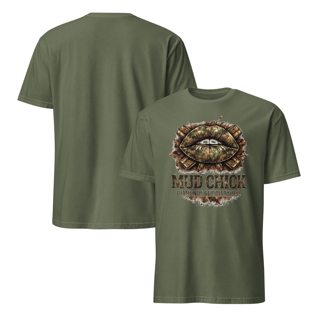 camo Mud Chick T-Shirt by HoodNeck