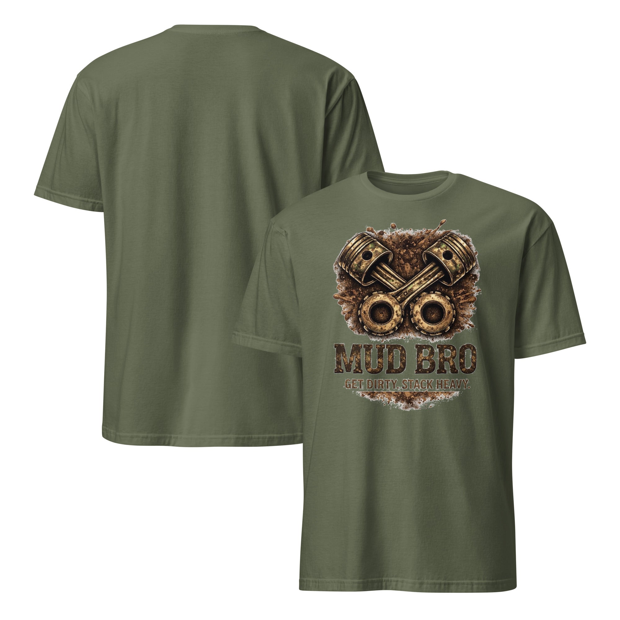 Camo Mud Bro T-Shirt by HoodNeck