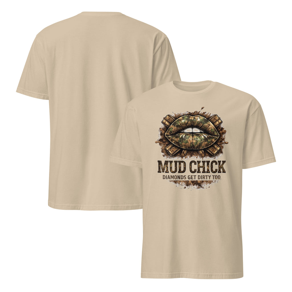 camo Mud Chick T-Shirt by HoodNeck