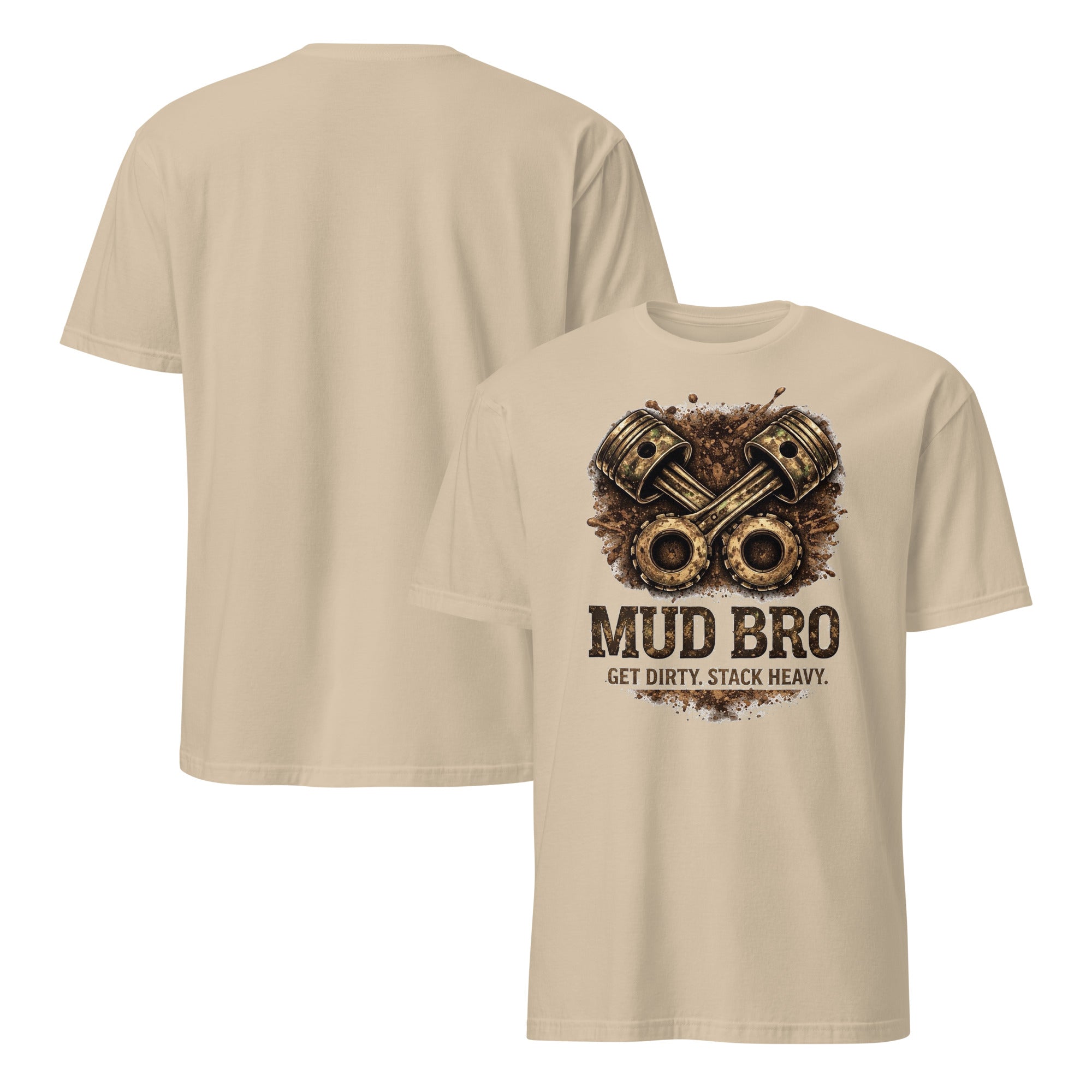 Camo Mud Bro T-Shirt by HoodNeck