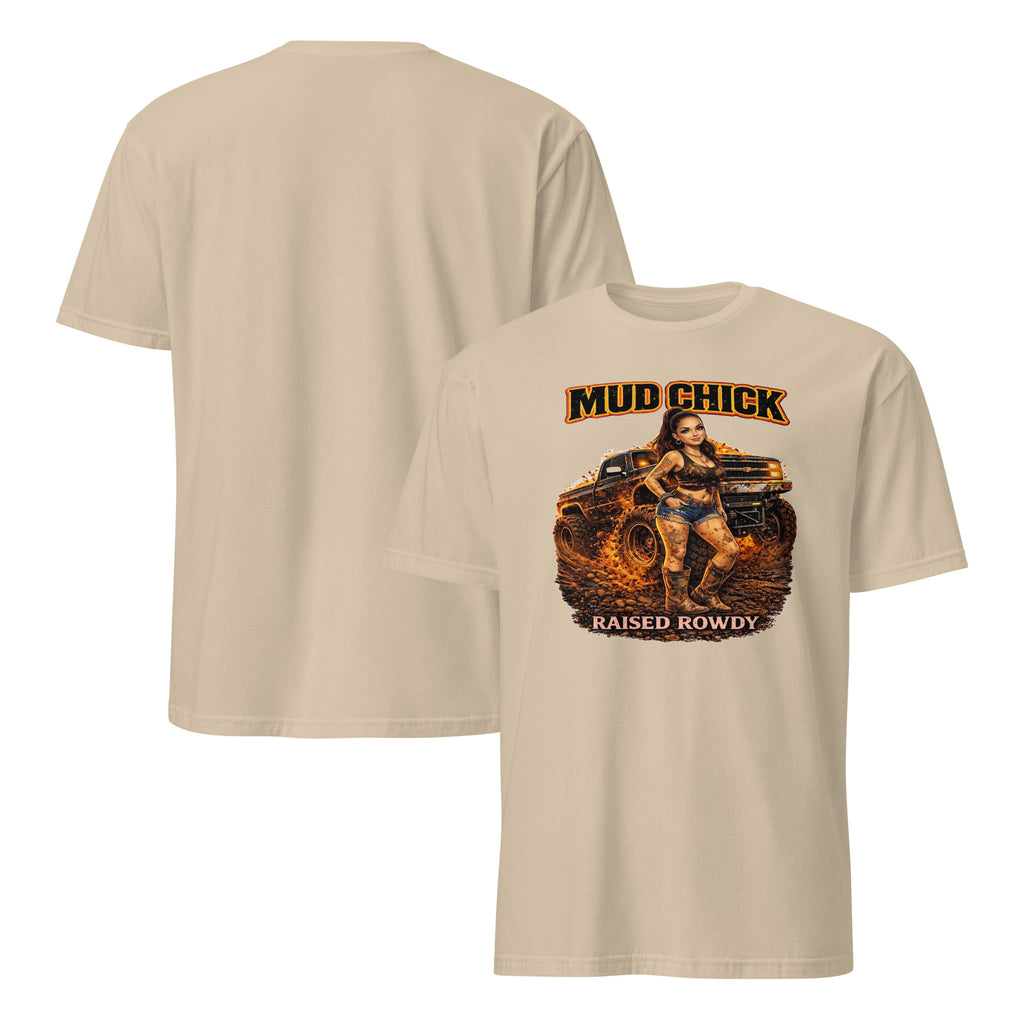 HoodNeck neon collection mud chick Tshirt by HoodNeck