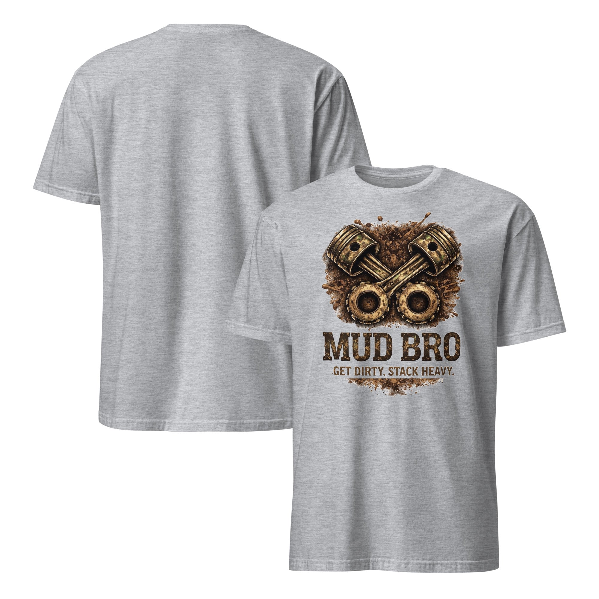 Camo Mud Bro T-Shirt by HoodNeck