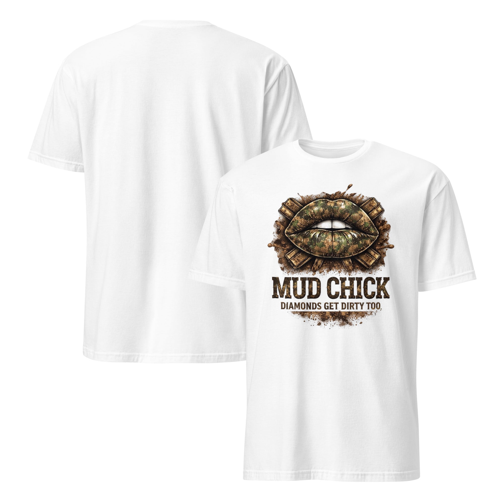 camo Mud Chick T-Shirt by HoodNeck