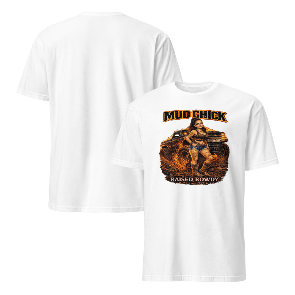 HoodNeck neon collection mud chick Tshirt by HoodNeck