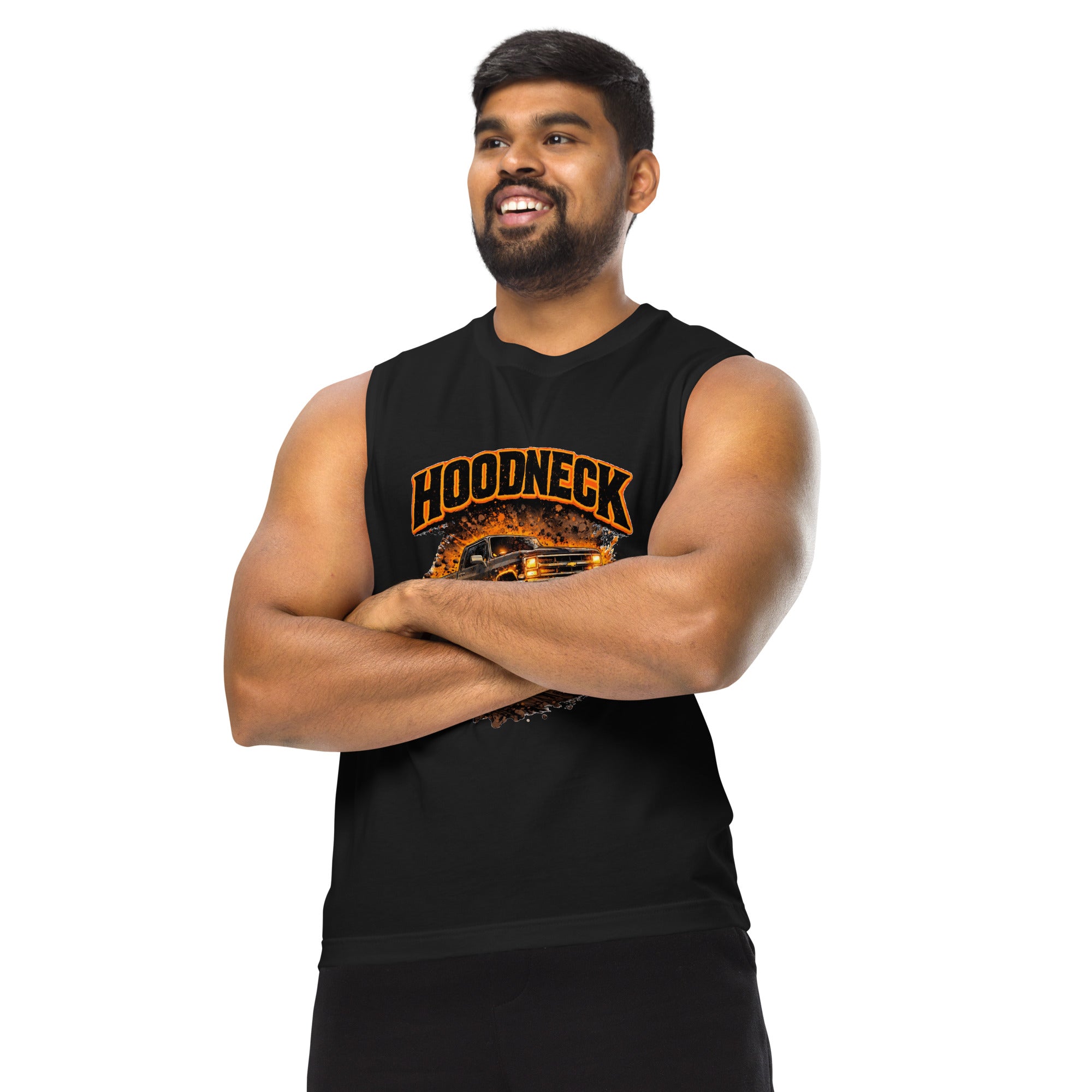 Neon HoodNeck Muscle Shirt by HoodNeck
