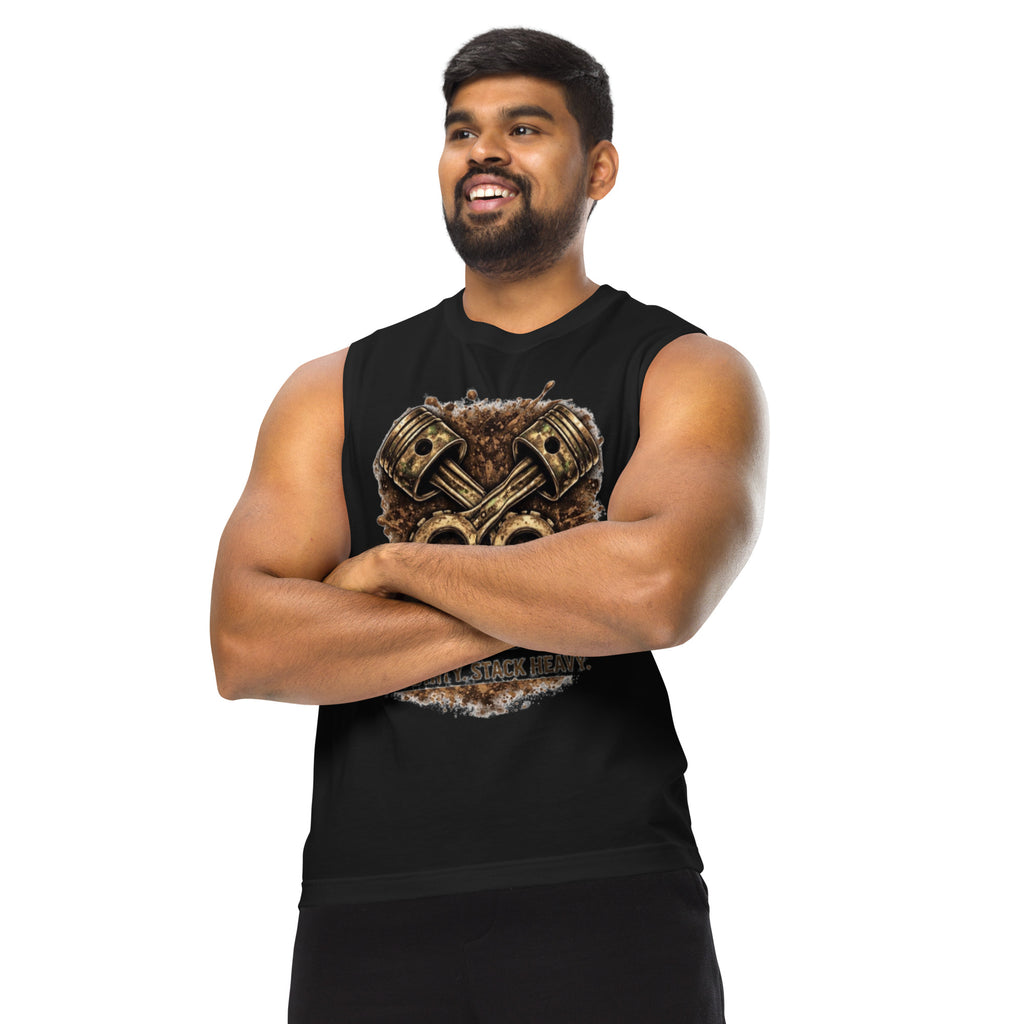 Camo mud bro Muscle Shirt by HoodNeck