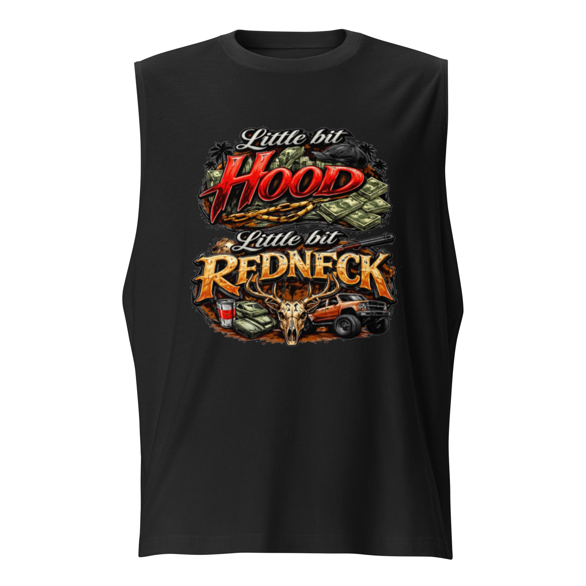 Lil bit Muscle Shirt by HoodNeck