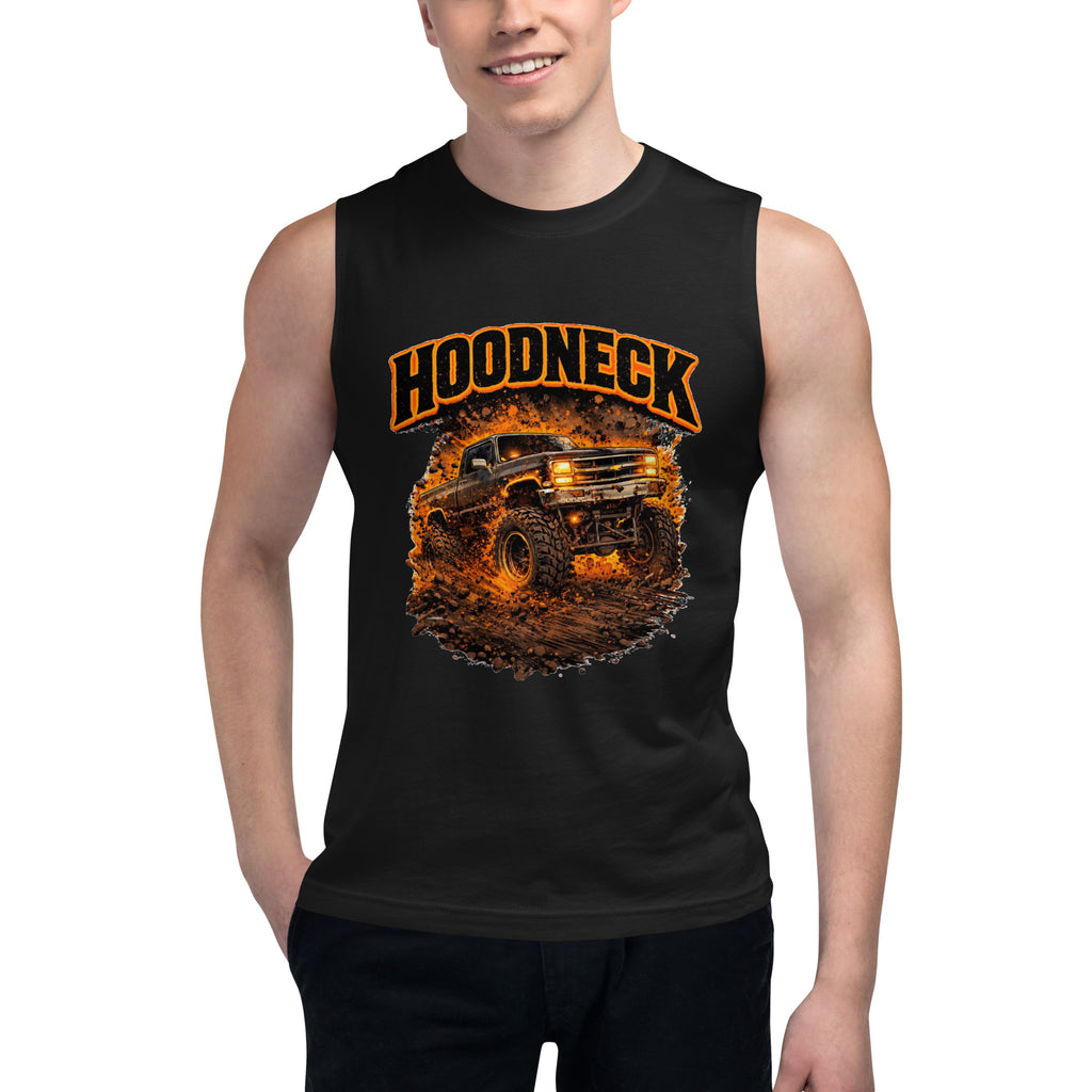 Neon HoodNeck Muscle Shirt by HoodNeck