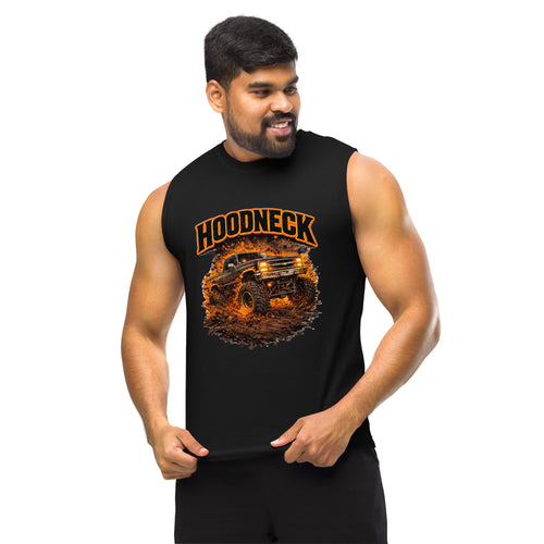 Neon HoodNeck Muscle Shirt by HoodNeck