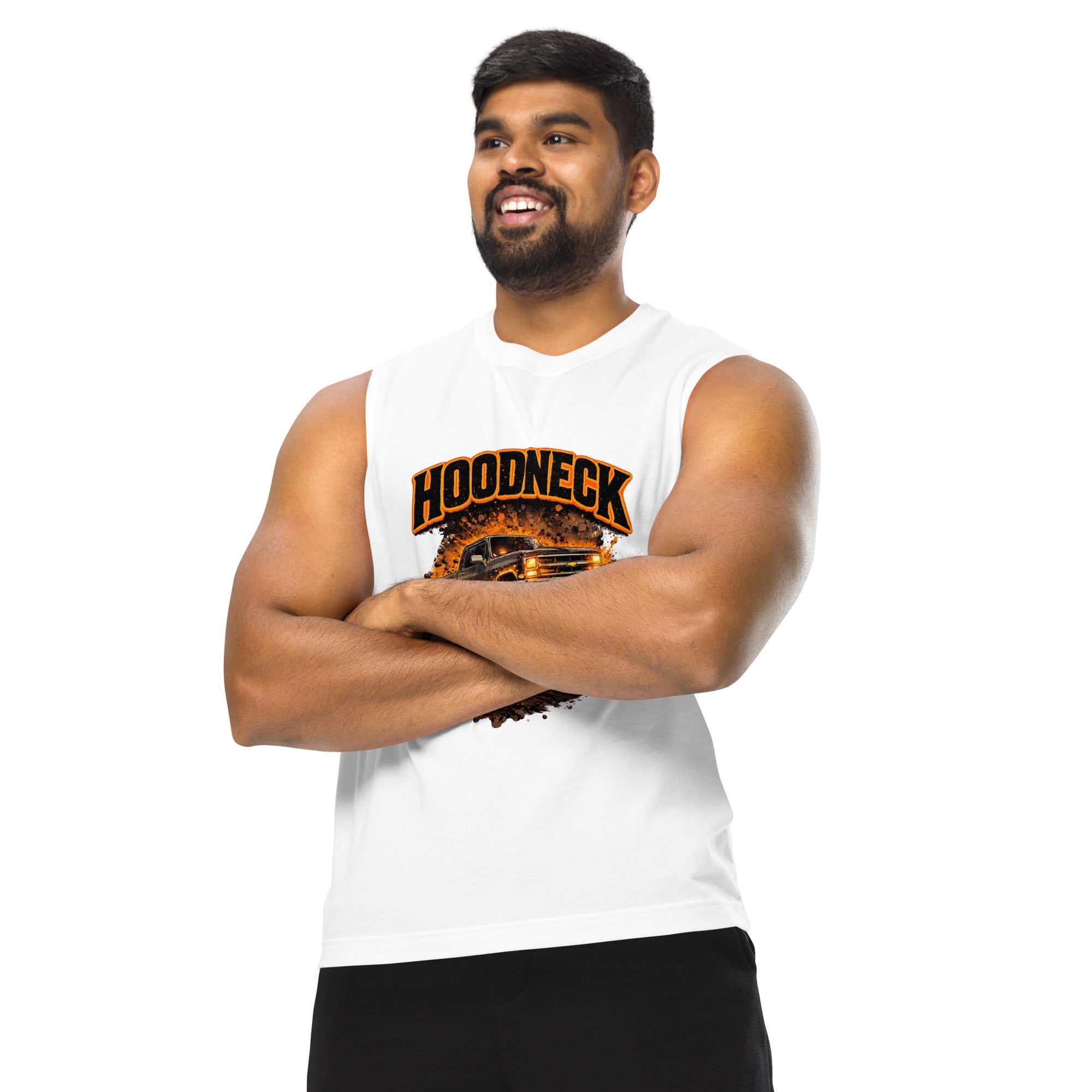 Neon HoodNeck Muscle Shirt by HoodNeck