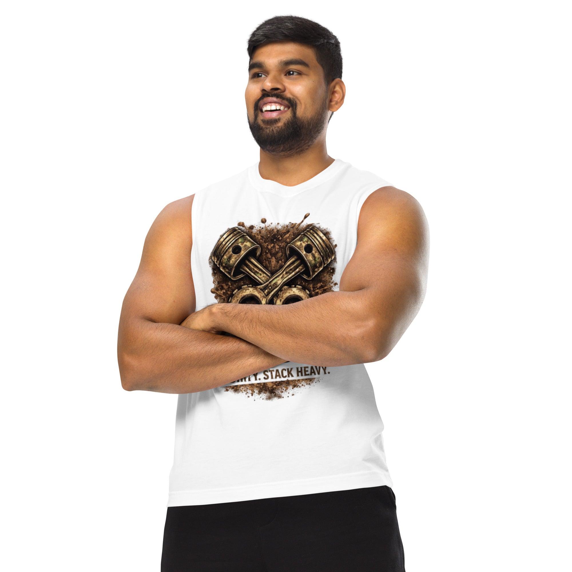 Camo mud bro Muscle Shirt by HoodNeck