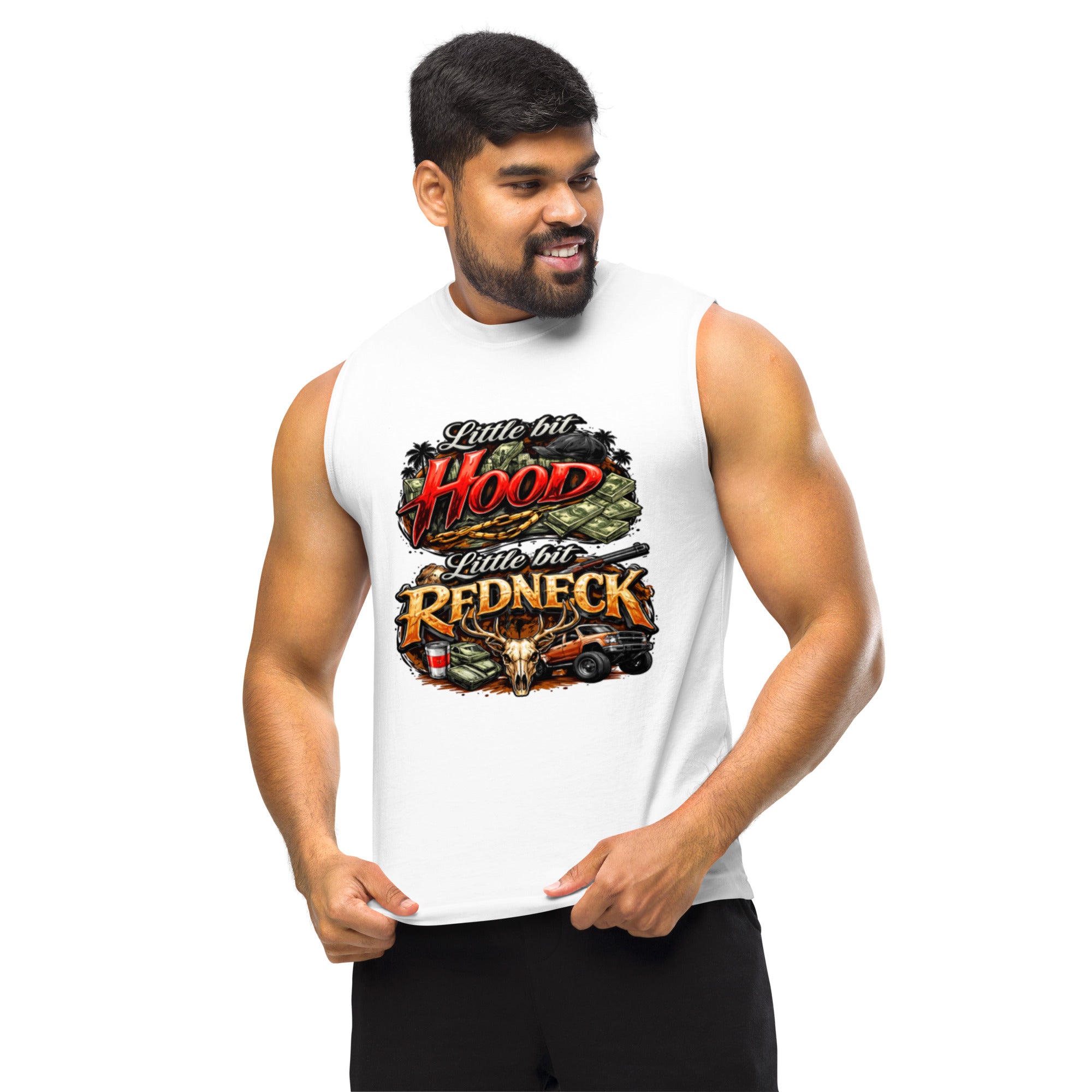 Lil bit Muscle Shirt by HoodNeck