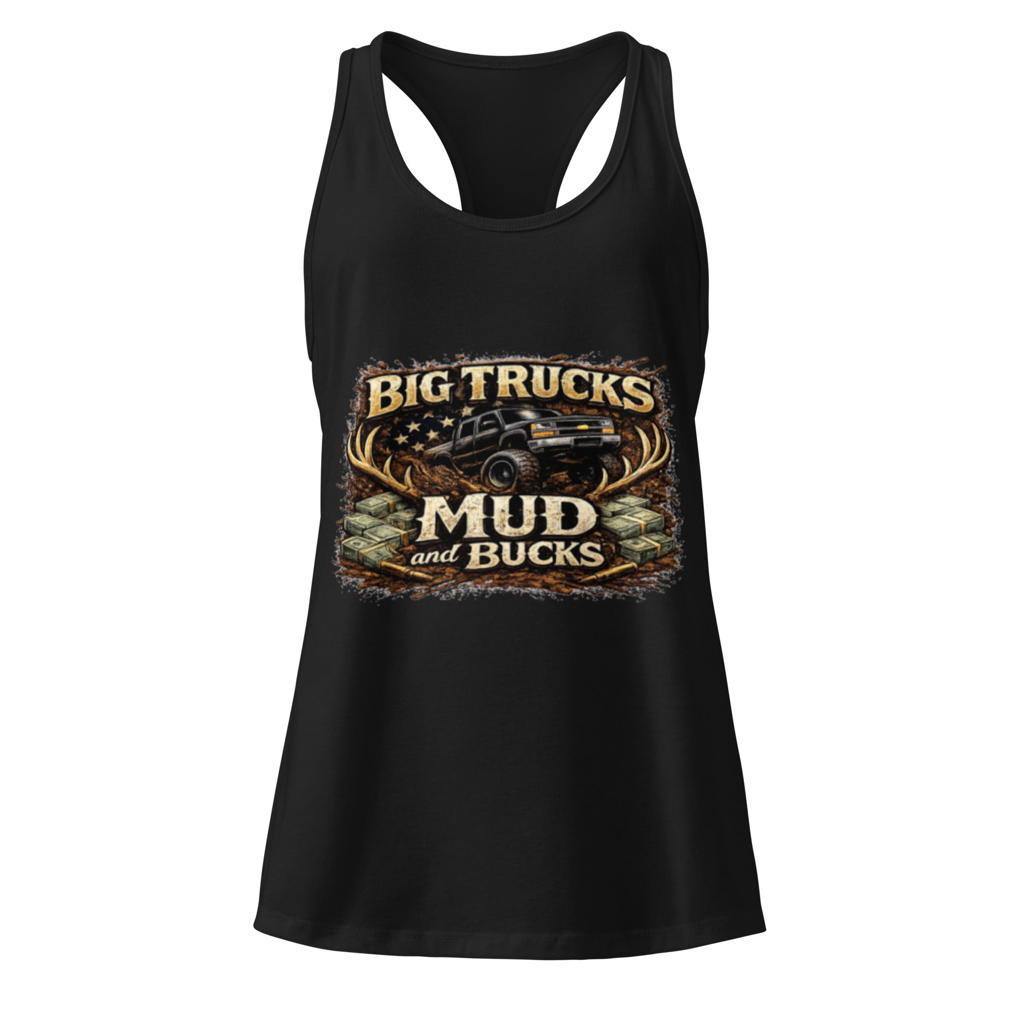 Women’s mud & bucks tank top by HoodNeck