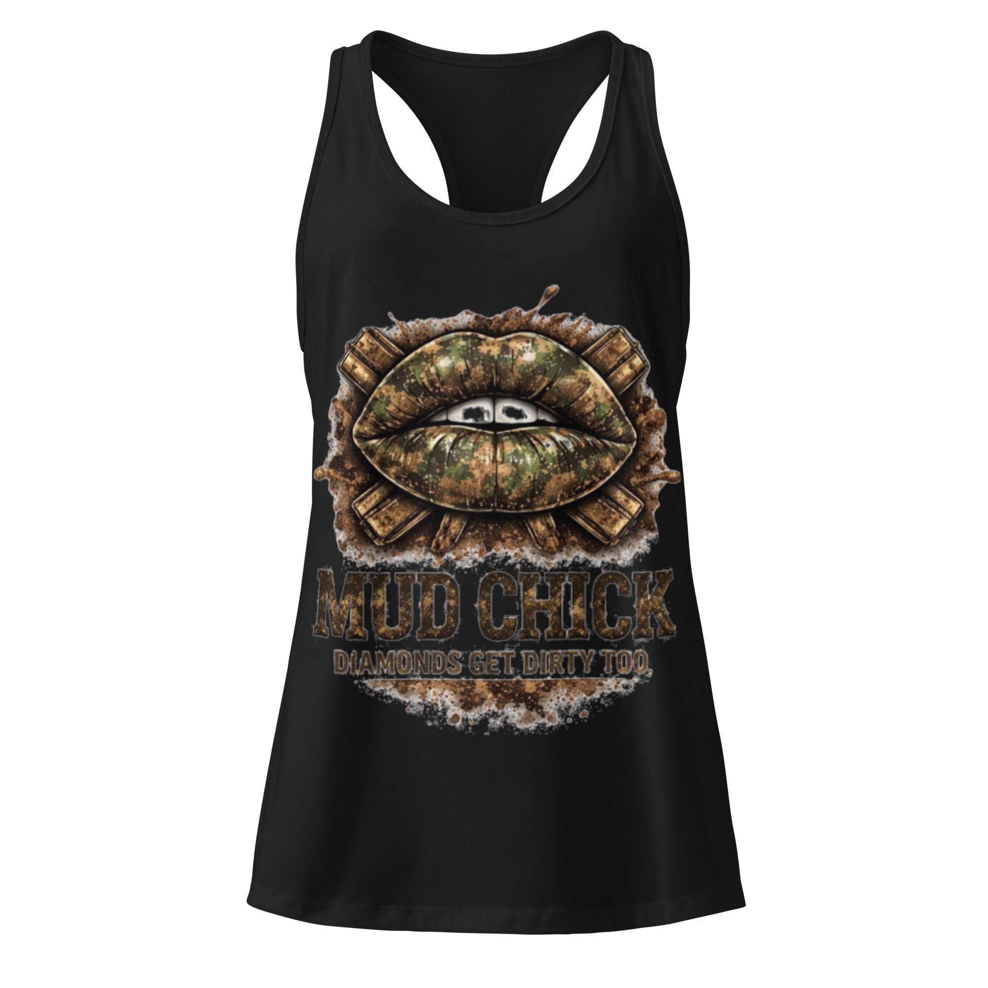 Women’s camo tank top by HoodNeck