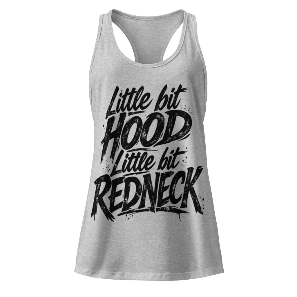 Little bit racerback tank top by HoodNeck