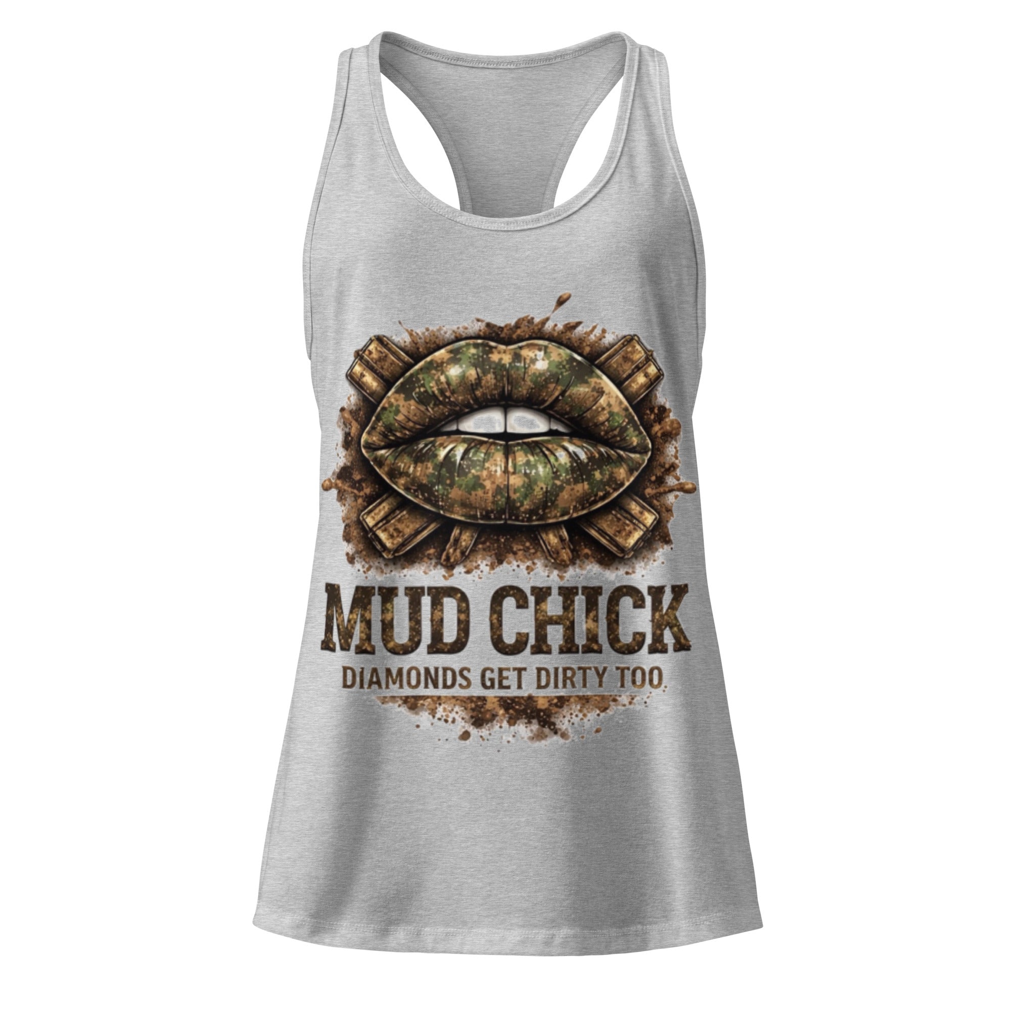Women’s camo tank top by HoodNeck