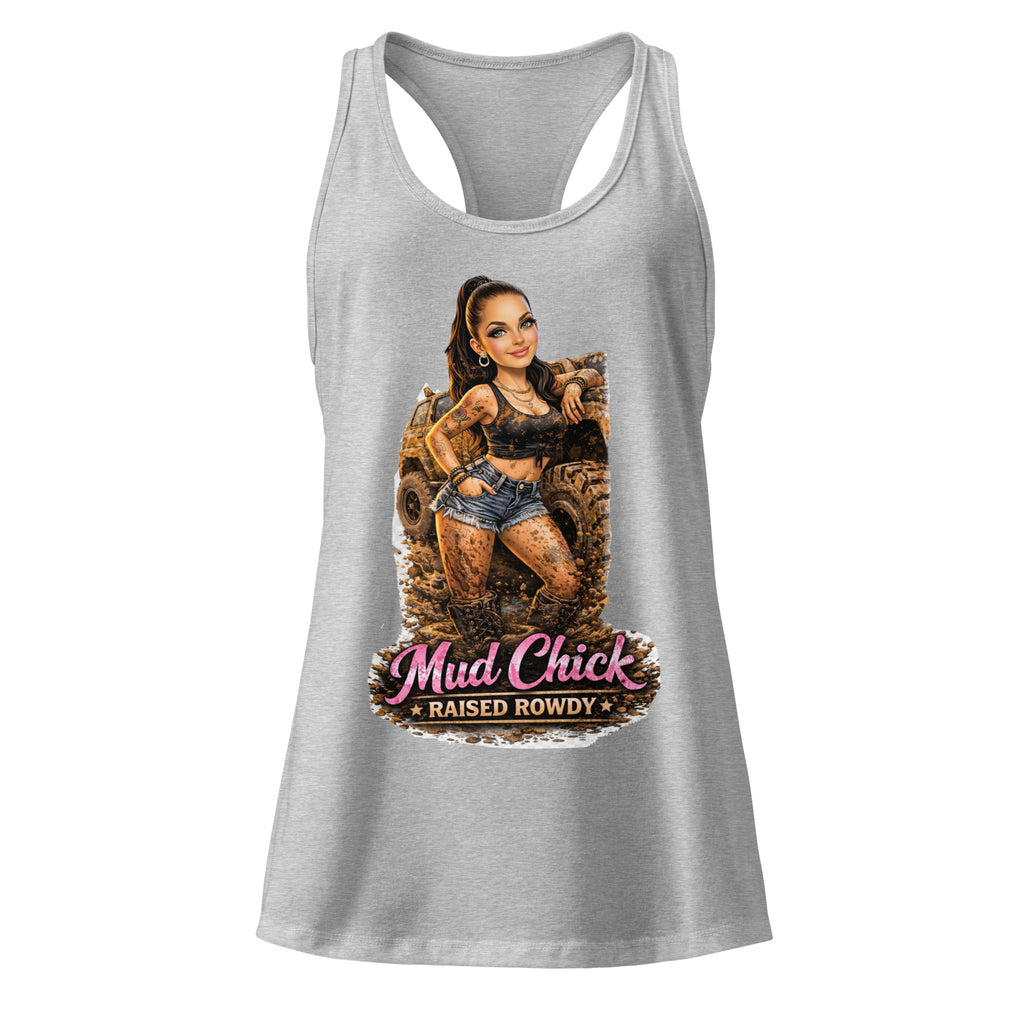 Women’s mud chick tank top by HoodNeck